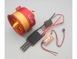 JP Hobby 105mm 12 Blade Full Metal EDF Power Combo With 12A UBEC For 12S ( CCW )